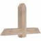 Ekena Millwork Eugene Smooth Timber Gable Bracket, Douglas Fir, 48"W x 28"H x 5 1/2"D x 5 1/2"F, 14/12 Pitch GBW048X28X0606EUG00SDF - alternate 2